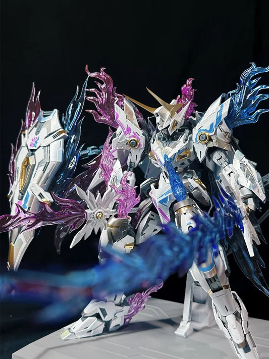 1/100 Snaa Blaze Emperor Ver. Phantom Flame Spirit Domestic Original Mecha Articulated Joints Model Ornament Action Figure Gift