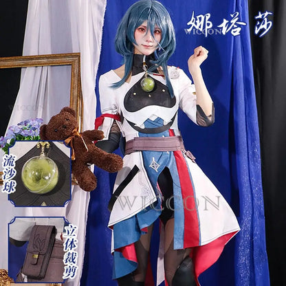 Honkai Star Rail Natasha Cosplay Costume Set Polyester