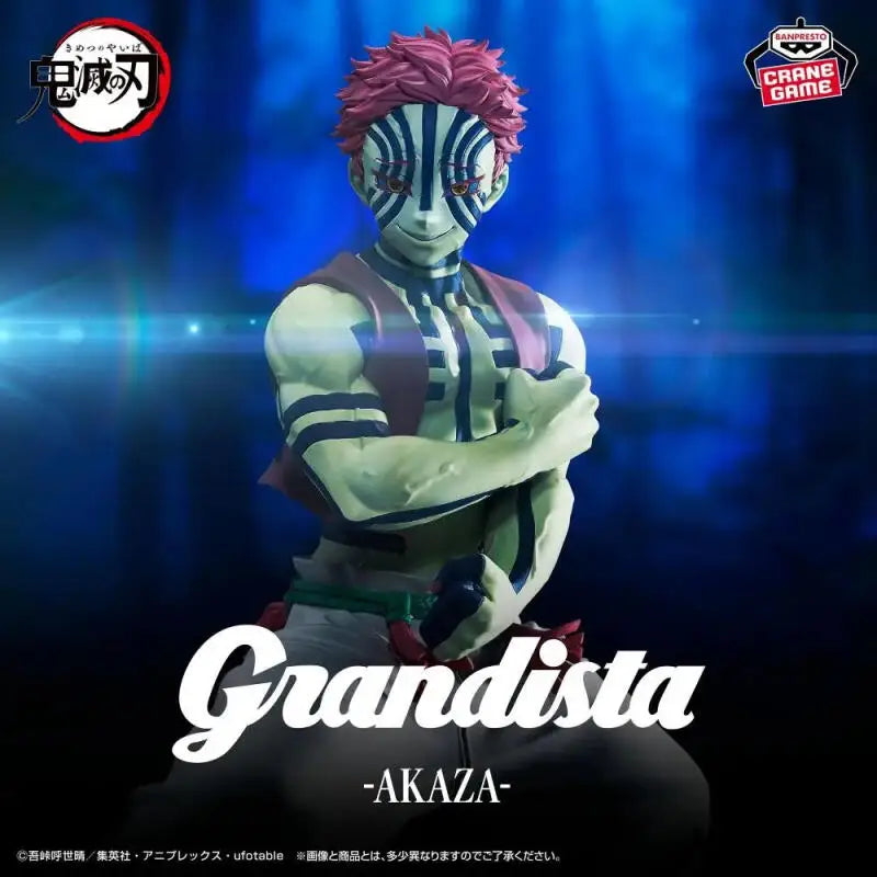 Bandai In Stock Original Banpresto Grandista Demon Slayer Akaza Figure Anime Action Model Genuine Boxed Toys Gifts