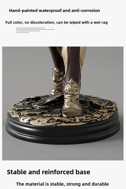 93cm Anime Monkey Figure SonGoku Garage Kit Resin Material Figurine Action Figures Model Children Toy Gift Collectible Figurines