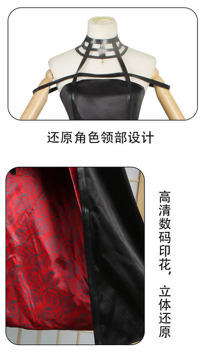 HOMCHEE TRENDS Yor Forger Cosplay Set Adult Cotton Polyester