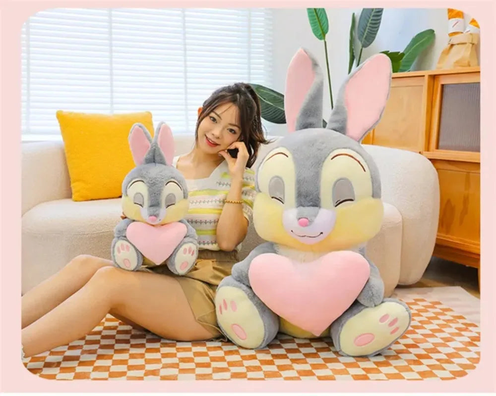 95cm Large Big Size Disney Judy Love Hug Rabbit Cartoon Anime Plush Stuffed Doll Kawaii  Plushies Ornaments Children's Gifts
