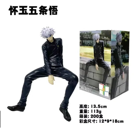 11cm New Gojo Satoru Anime Jujutsu Kaisen Action Figure Itadori Yuji Seated Noodle Stopper Model Toys Japanese Dolls Hobbies 