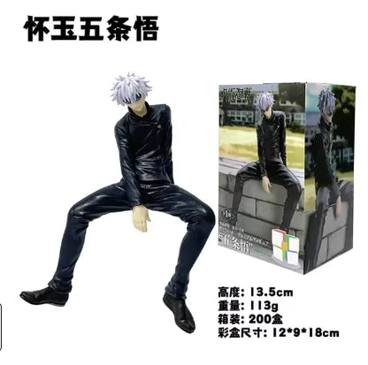 11cm New Gojo Satoru Anime Jujutsu Kaisen Action Figure Itadori Yuji Seated Noodle Stopper Model Toys Japanese Dolls Hobbies 
