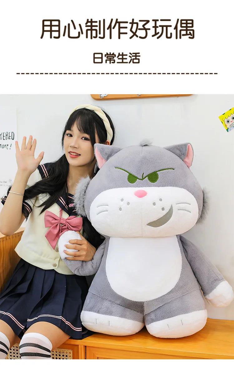 35/50/60cm Big Size Lucifer Disney Anime Plush Stuffed Doll Kawaii Room Decoration Plushie Children Pillow Ornament Holiday Gift