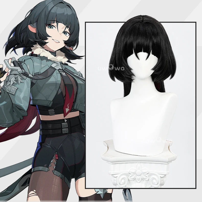 UWOWO Jane Doe Wig Game Zenless Zone Zero Cosplay/ZZZ Cosplay Jane Doe Cosplay Wig