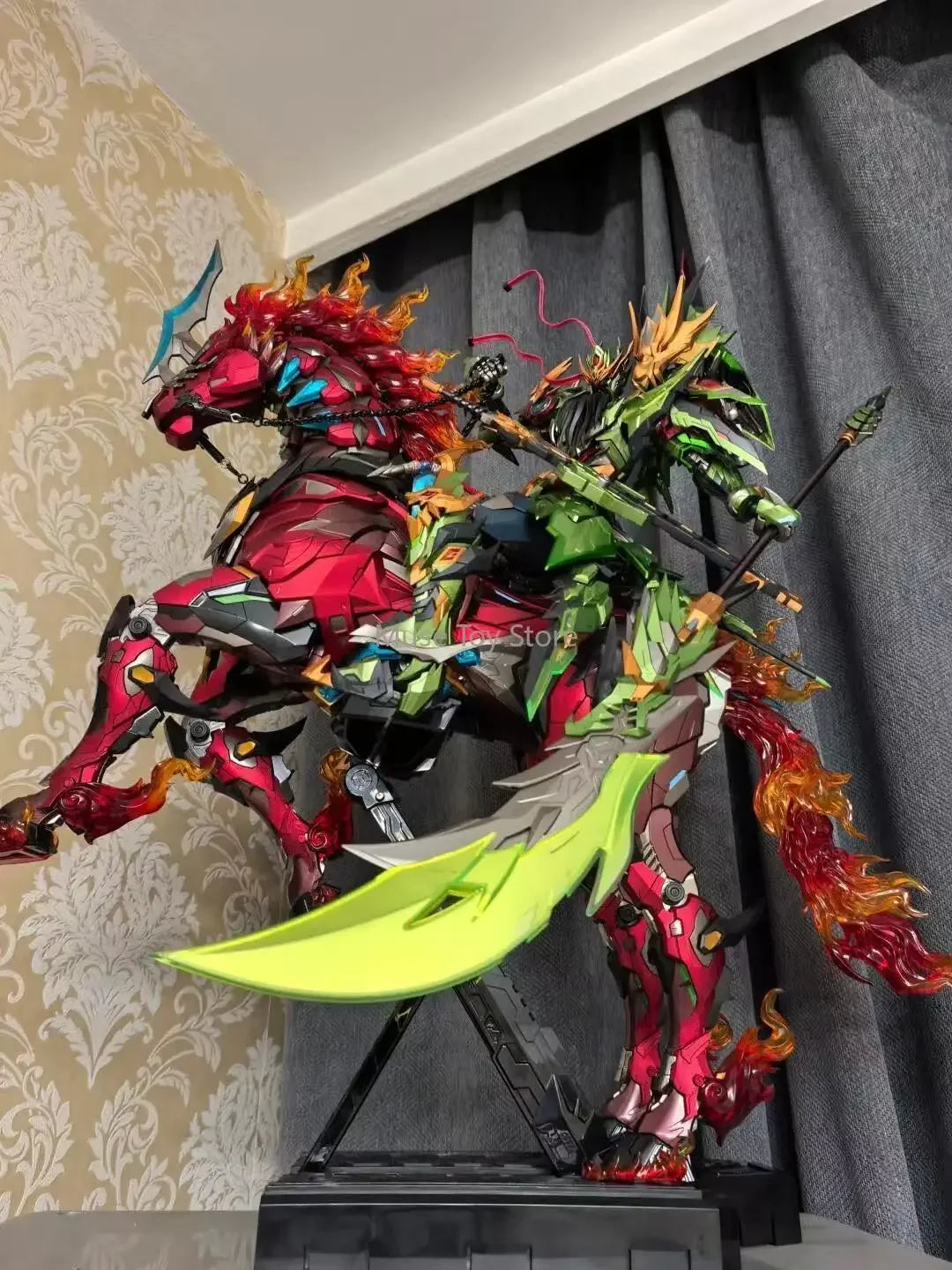 Motor Nuclear Mecha GuanYu MNQ-XH09X Chi Yan Huo Long Ju Finished Assembly Model Anime Action Figure Robot Kits Toys