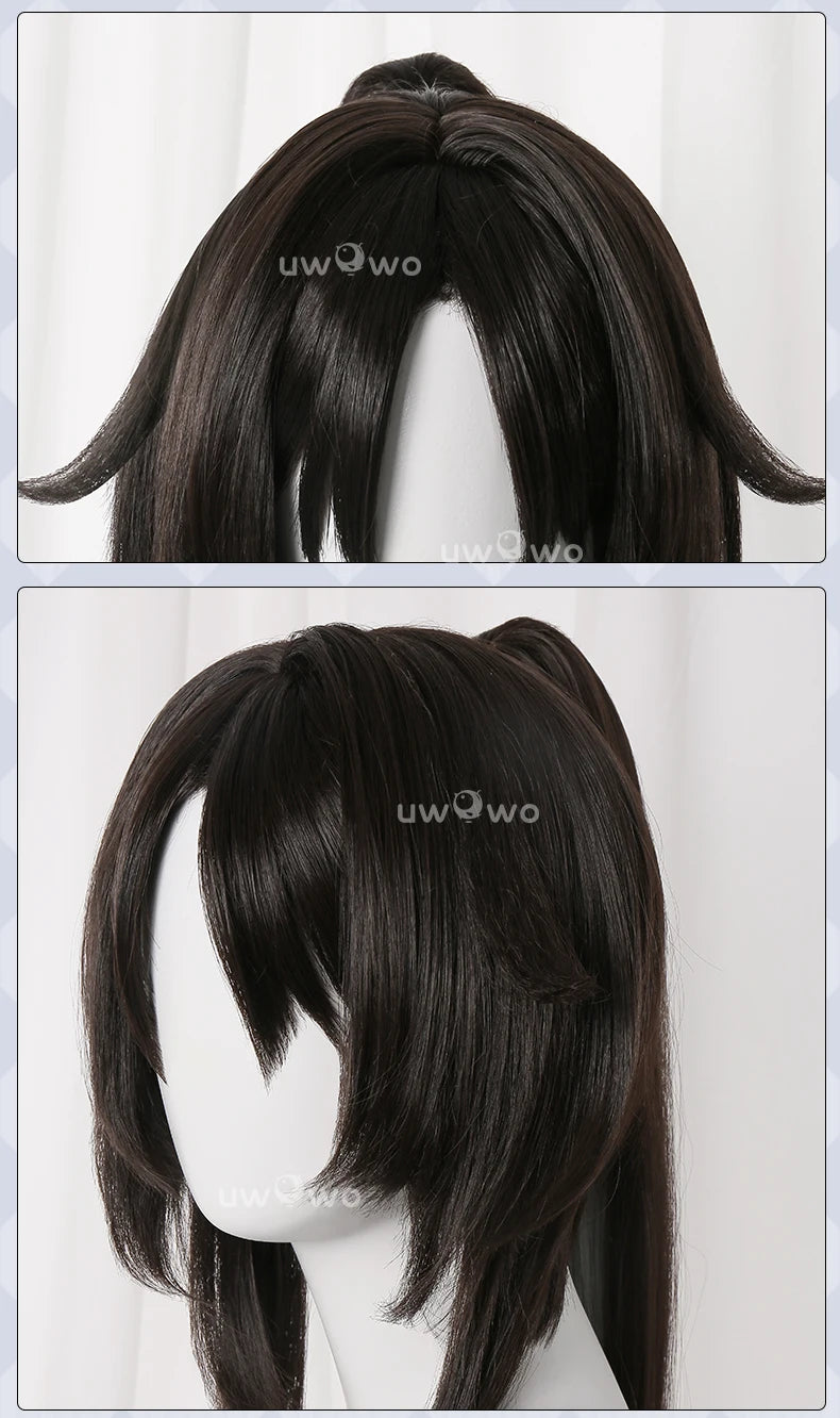 UWOWO Nekomiya Mana Wig Game Zenless Zone Zero Cosplay/ZZZ Cosplay Nekomiya Mana  Cosplay Wig Long Hair Black Hair