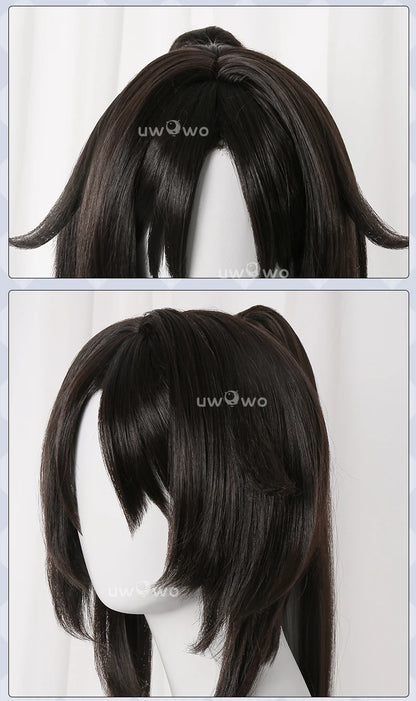 UWOWO Nekomiya Mana Wig Game Zenless Zone Zero Cosplay/ZZZ Cosplay Nekomiya Mana  Cosplay Wig Long Hair Black Hair