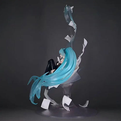 35cm anime doll Hatsune Miku Action Figures Japanese model decoration anime GK beautiful girl sculpture peripheral gifts toy