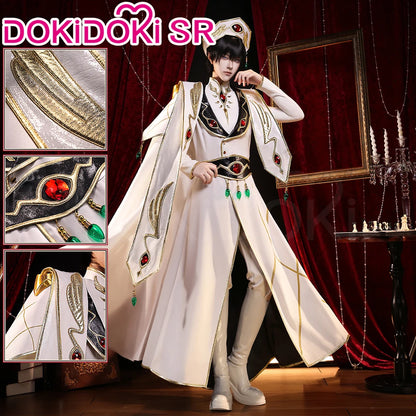 IN STOCK Lelouchh Lamperougee C Cosplay Anime【S-2XL】DokiDoki-SR Men Emperor C Queen Lelouchh Cosplay Plus Size Halloween