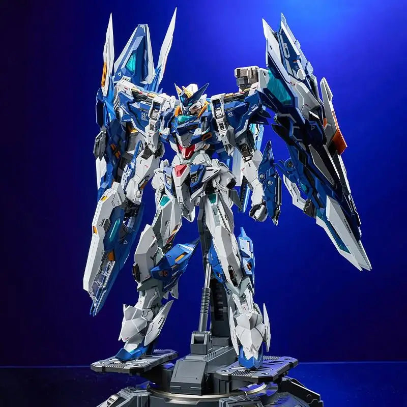 1/72 Crystal Envoy No.02 Mecha Wolf Warrior Mega Series Action Figure High Detail  Figurine Desktop Decor Assembly Model Boy Toy