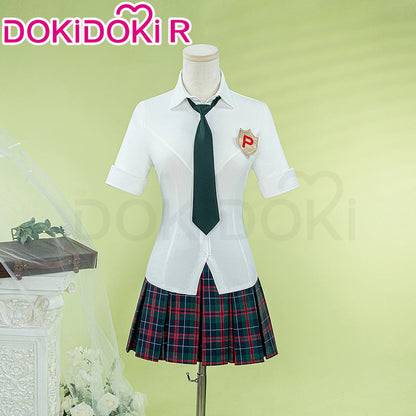 Stocking/Panty Cosplay Costume Anime Cosplay 【S-2XL】DokiDoki-R Female Cute School Uniform Stocking Panty Cosplay Plus Size