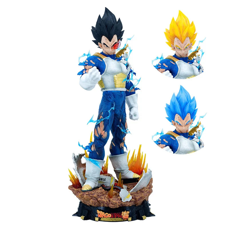 23cm Dragon Ball Anime Figures Demonize Vegeta Super SaiyanPvc Model Statue Doll Collection Decoration Ornaments Toys Gift