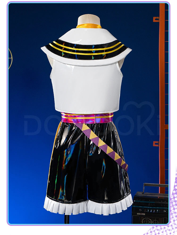 IN STOCK Rinn Lenn Lukaa Cosplay Costume【XS-2XL】DokiDoki-R Women Men Cute Short Dress Costume Muse Dash Rinn Cosplay Plus Size