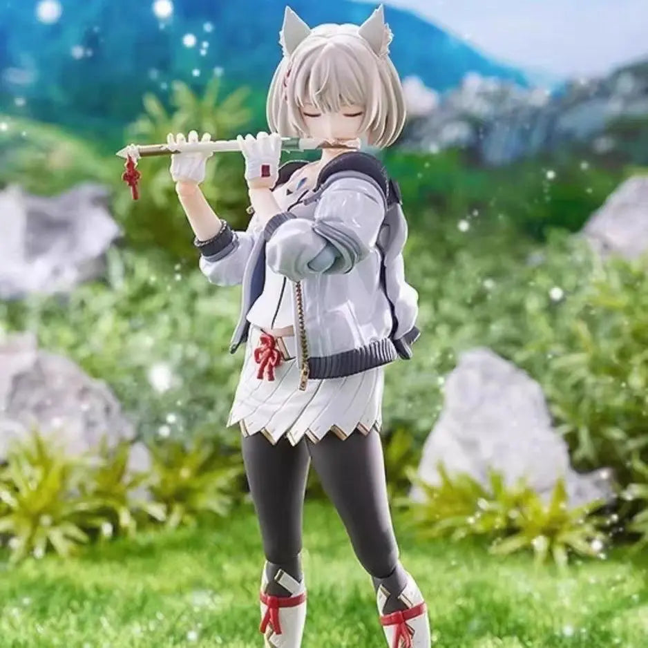 14cm Xenoblade 3 Mio Figure Model Statue with Multiple Accessories Game Girl Desktop Decoration Toy Gift - box