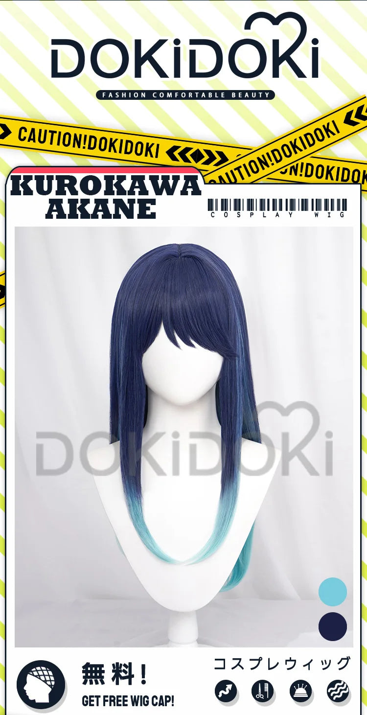 IN STOCK Hoshino Ai Aqua Akuamarin Ruby Rubii Arima Kana Kurokawa Akan Wig Anime Oshi Cosplay DokiDoki Cosplay Wig Cap Oshi