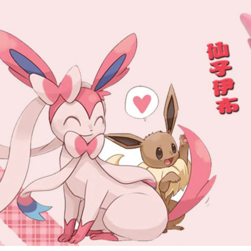 46cm Anime Pokemon Doll Pokémon Fairy Eevee Plush Doll Toy Kawaii Anime Plush Stuffed Doll Children's Companion Gift