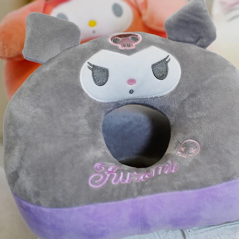 Cute My Melody Kuromi Nap Pillow Lovely Hollow Hand Rests Office Classroom StellaLou Cinnamoroll Pillow Cushion Gifts Washable