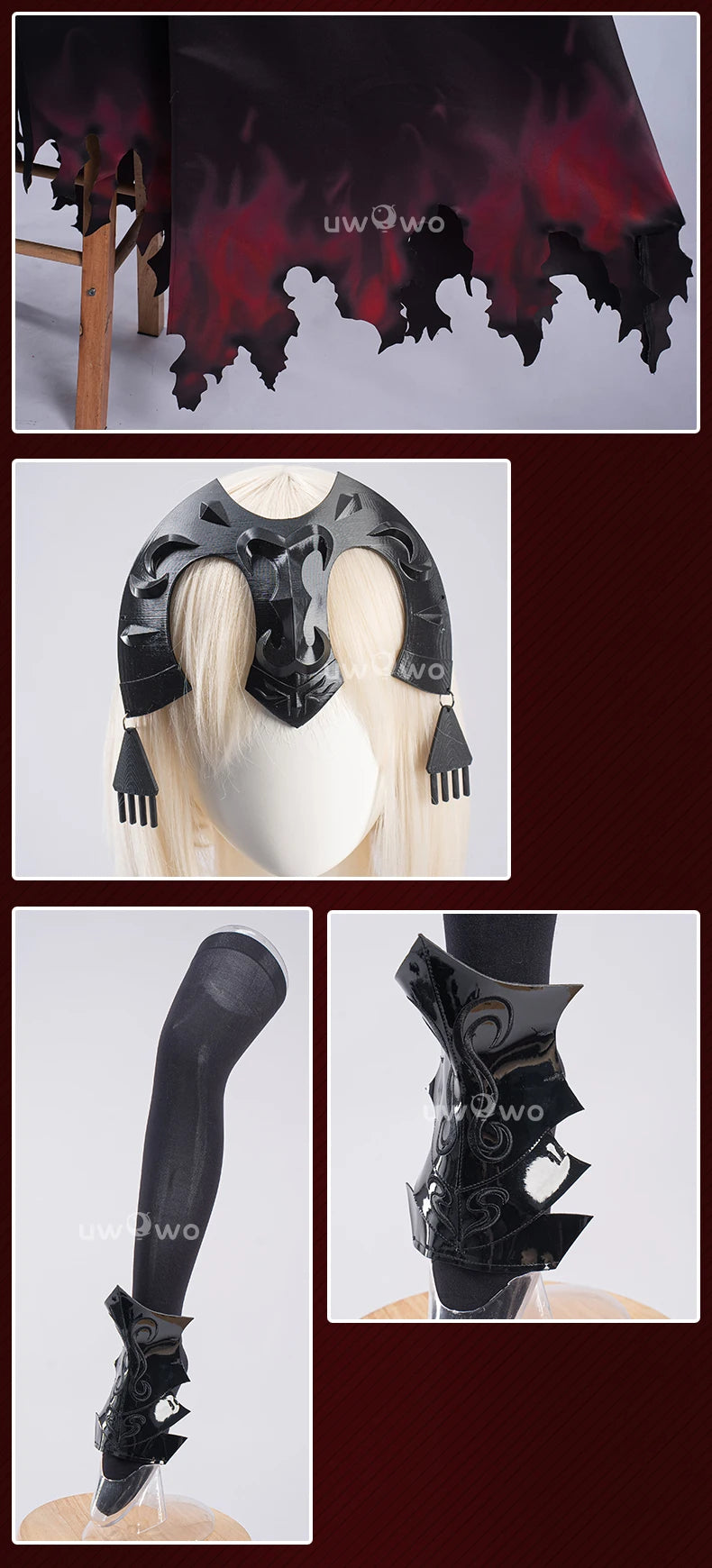 PRE SALE UWOWO Game Jeannee d'Arc Alter (Avenger) Battle Suit Cosplay Costume S-3XL Halloween Costume