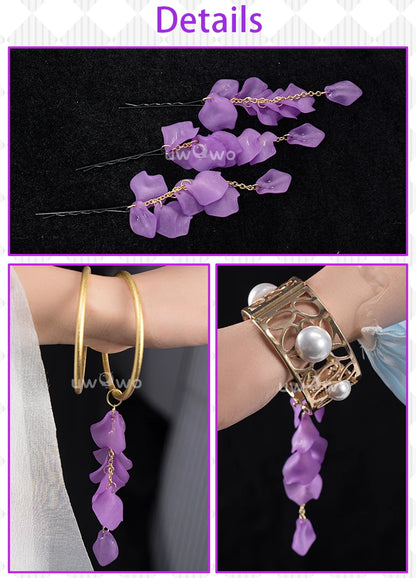 PRE SALE UWOWO Robin Cosplay Game Honkai Star Rail Fanart Robin Wisteria Gown Cosplay Costume Halloween Costume