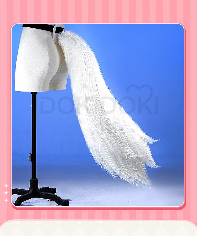 Seth Ellen Joe Hoshimi MiyabI Ju Fufu Von Lycaon Tail Ears Cosplay Props Game Zenless Zone Zero DokiDoki 125cm Tail Halloween
