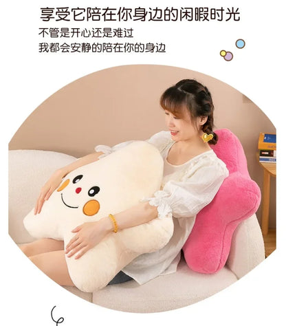 New Kawaii 55-70cm Cartoon Bedroom Pentagram Children's Pillow Backrest Cute Plush Toy Boy Girl Gift