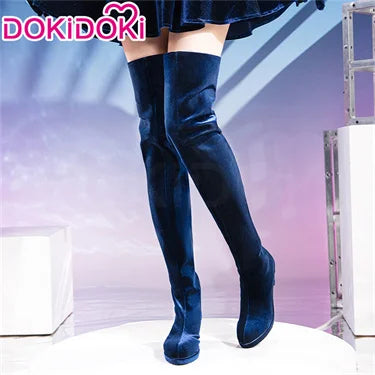 IN STOCK Mizi Cosplay Costume Anime Cosplay【S-3XL】Alien Stage DokiDoki-R Stage Costume Mizi Dress Cosplay Tattoo Plus Size