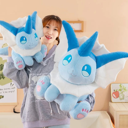 30/80cm Vaporeon Pokemon Eevee Large Plush Toys Aquali Doll Cute Ornament Stuffed Plushie Pillow Pokémon Gift for Children