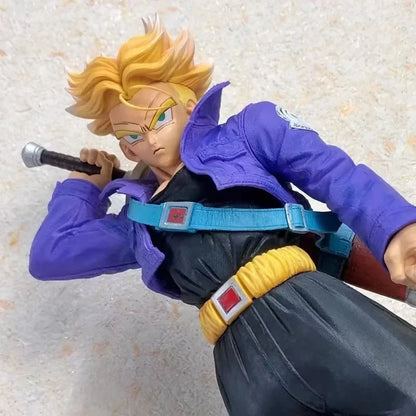 23CM Dragon Ball Z Anime Figurine Trunks Figure Super Saiyan Trunks Pvc Model Statue Doll Collection Decoration Toys Gift