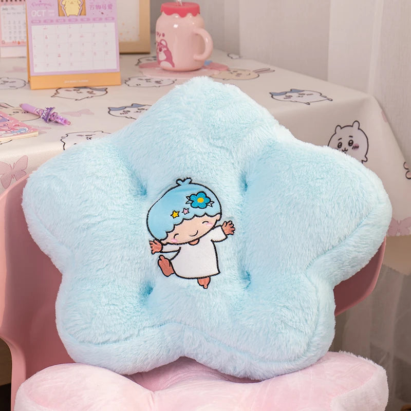 Sanrio Thickened Sitting Cushion Chair Floor My Melody Cinnamoroll Seat Cushion Cartoon Japanese Style Back Cushion Girl