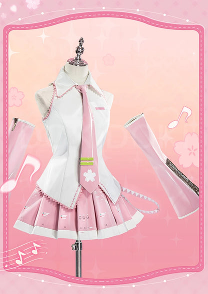 MIKUU Cosplay Costume DokiDoki-SR Sakura Mikku Cosplay Women Cute Pink Short Dress Mikuu Cosplay Costume