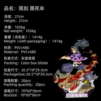 Anime Action Figure Demon Slayer Figures Daki Kokushibo Yoriichi Tsugikuni Douma Inosuke Kimetsu No Yaiba Figure Model Toy Gift