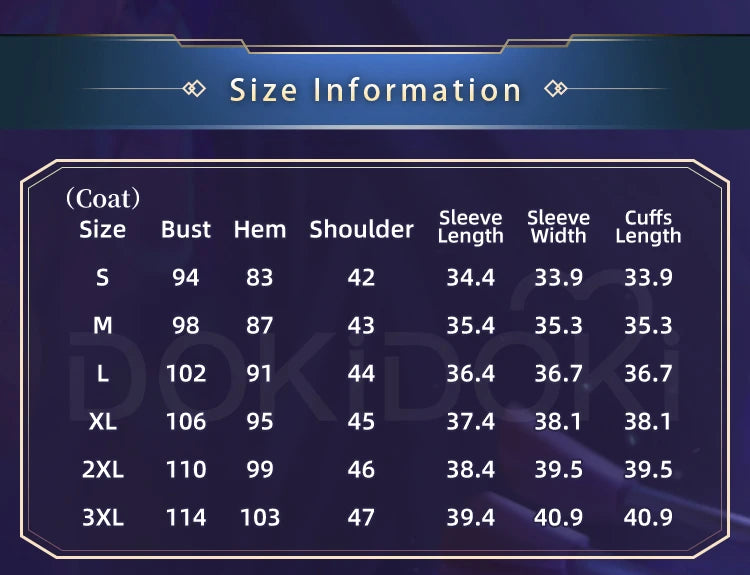 【Last Batch】IN STOCK ViI Cosplay Costume Game Cosplay DokiDoki-R Women Suit Red Coat Plus Siz