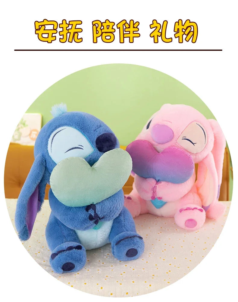 New Disney Lilo&Stitch Cute Cartoon Dolls Toys Kawaii Anime Soft Stuffed Dolls Pillow Appease Toys Birthday Gift for Boys Girls
