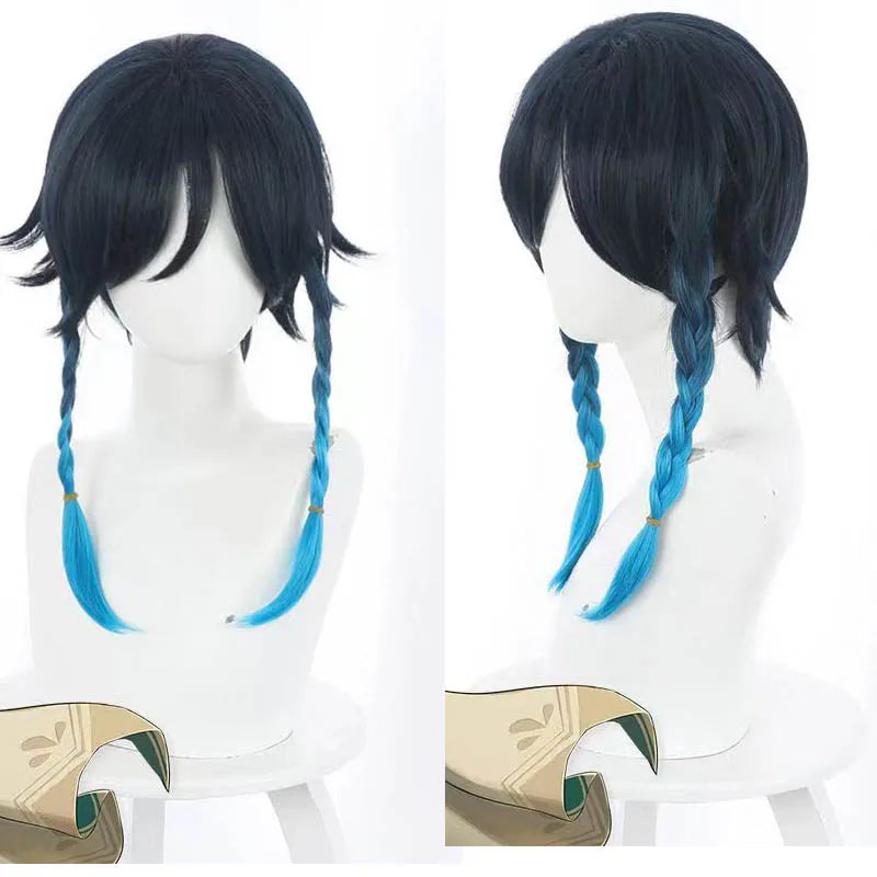 Genshin Impact Venti Cosplay Costume Set Adult Cotton Polyester