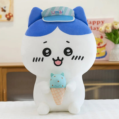 45/55/65cm Big Size Chiiwanime Plush Stuffed Doll Kawaii Room Decoration Hachiware Plushies Pillow Ornaments Holiday Gifts