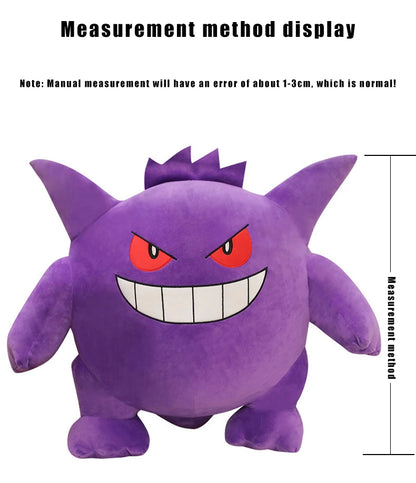 20/40/60cm Gengar Pokemon Anime Plush Toys TAKARA TOMY Cartoon Doll Soft Pokémon Plushie Pillow Stuffed Gift for Children Kawaii