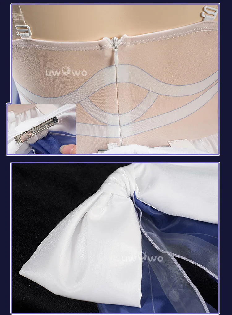 PRE SALE UWOWO Columbina Cosplay Game Genshin Impact Columbina 'Damselette' Snezhnaya Cosplay Costume Halloween Costume