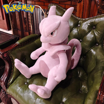 45CM Pokemon Mewtwo Cartoon Anime Peluche Kawaii Stuffed Animal Ornament Comfortable Soft Doll Children Cushion Plush Toy Gift