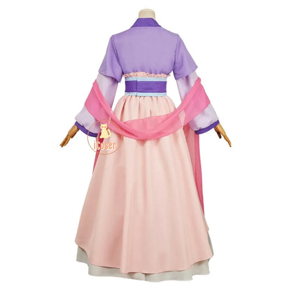 Maomao Cosplay Costume Dress Wig Anime The Apothecary Diaries Purple Pink Dress Kusuriya No Hitorigoto Halloween for Women Girls