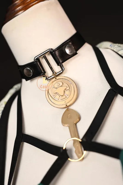 Zenless Zone Zero Lucia Cosplay Costume Wig Uniform Cloak Headwear Tail Spook Shack Halloween Party for Women Girls Role Play