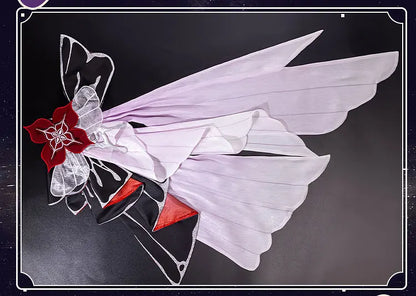 Honkai Star Rail Evernight March 7th Cosplay Costume Dress Headwear Mysterious Foreign Guest Halloween Party for Women iCoser