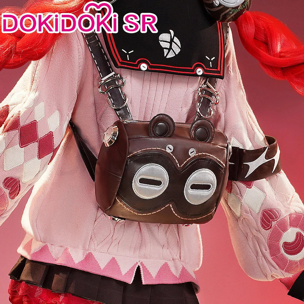 Ukinami Yuzuha Cosplay Costume Game Zenless Zone Zero DokiDoki-SR ZZZ Women Cute Pink Sweater Yuzuha Halloween Cosplay