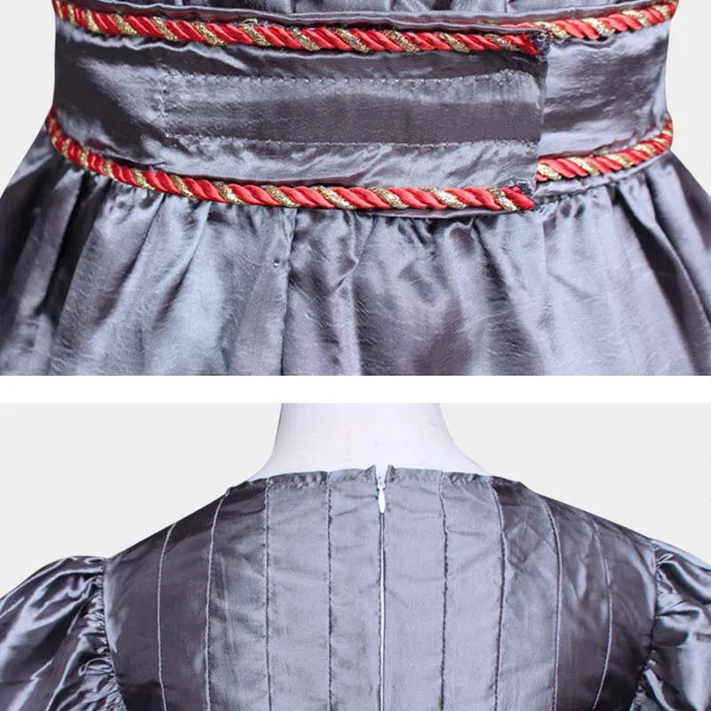 HOMCHEE TRENDS Pennywise Clown Costume 130CM Satin Chiffon
