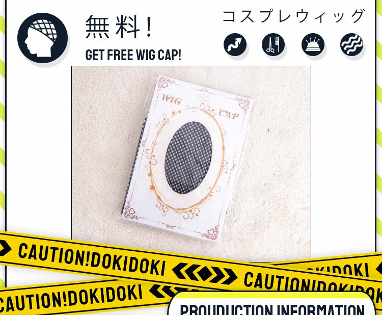 IN STOCK Marcille Donato Wig Anime Delicious in Dungeon Cosplay Wig DokiDoki Women Yellow Long Hair Heat Resistant Free Wig Cap