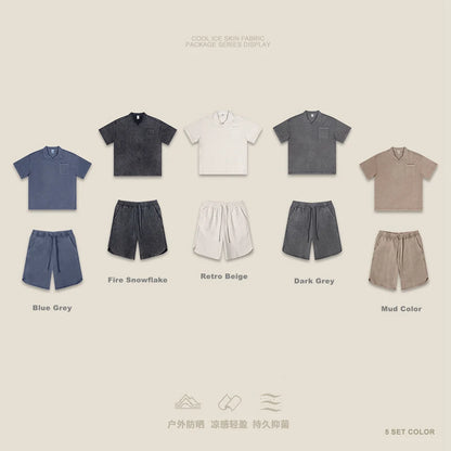 ZODF New 2024 Men Washed Plush Cotton Shorts Unisex Couple Loose 358gsm Distressed Comfortable Short Pants Streetwears HY0807