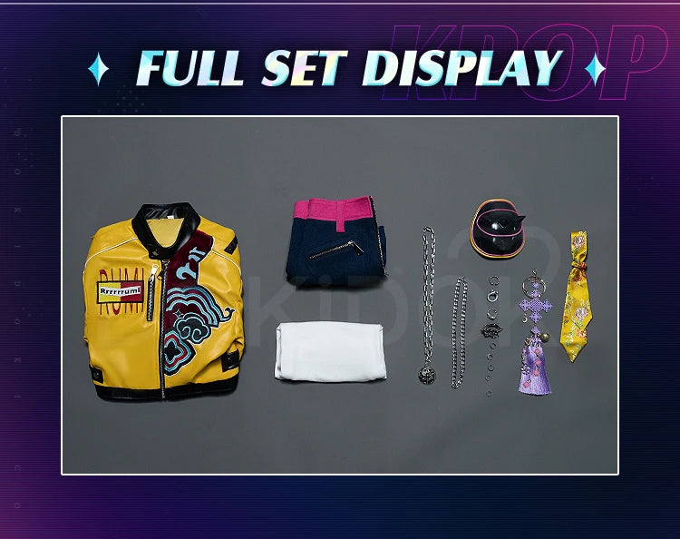 【Last Batch】Rumii Miraa Zoeyy Cosplay Costume Demon【XS-3XL】DokiDoki-SR Yellow Costume Zoeyy Rumii Cosplay Plus Size