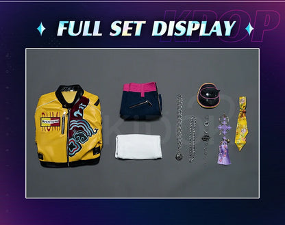 【Last Batch】Rumii Miraa Zoeyy Cosplay Costume Demon【XS-3XL】DokiDoki-SR Yellow Costume Zoeyy Rumii Cosplay Plus Size