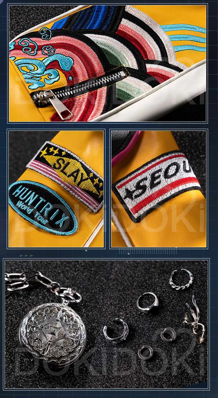 【Last Batch】IN STOCK Rumii Zoeyy Miraa Cosplay Costume【XS-3XL】DokiDoki-R Women Yellow Suit Rumii Miraa Costume Plus Size